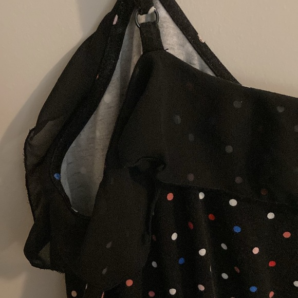 Elle women’s black multicolor polka dot dress - Picture 10 of 12